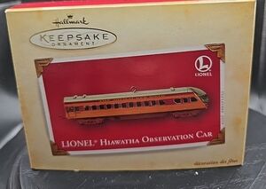 2004 Hallmark Lionel Hiawatha Observation car diecast ornament